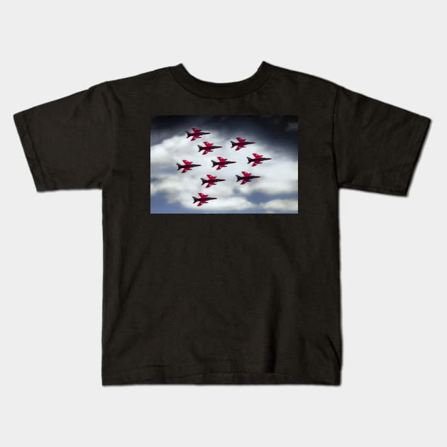 9 Ship Gnats Kids T-Shirt by aviationart